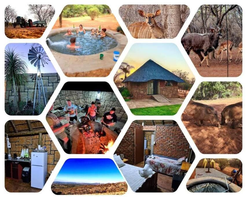 5 Sleeper Bushcamp Chalet Hartbeespoort Exterior foto